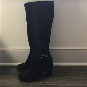 Tommy Hilfiger Black Knee High Boots